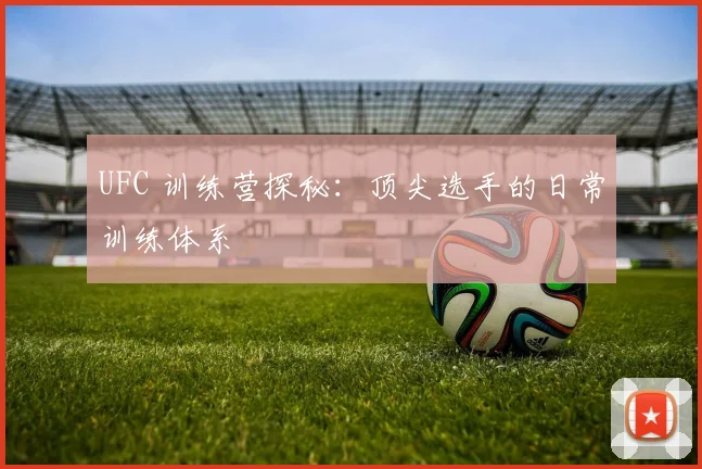 UFC 训练营探秘:顶尖选手的日常训练体系